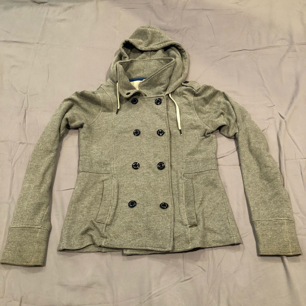 Grey element coat